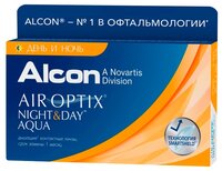 Контактные линзы Air Optix (Alcon) Night & Day Aqua (6 линз) R 8,4 D +5,25