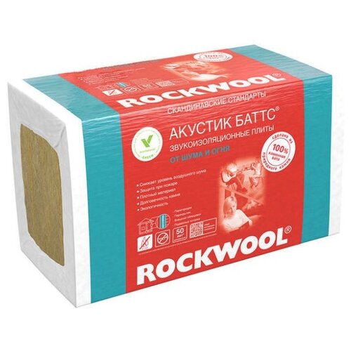 фото Каменная вата rockwool акустик