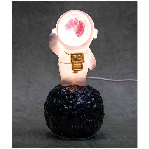 Светильник Космонавт N 3 18х9х9 см ночник луна подарок девочке мальчику универсальный Космос 12 апреля День космонавтики подарок 23 февраля 747₽