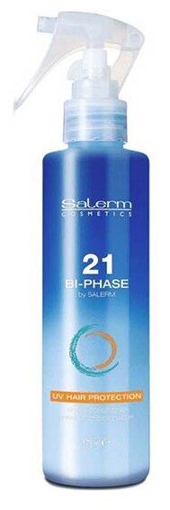 Salerm Cosmetics несмываемый спрей-кондиционер для волос 21 Bi-Phase двухфазный с УФ-фильтром, 175 мл