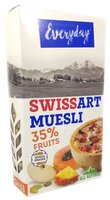 Мюсли Everyday хлопья Swiss Art с фруктами, коробка, 300 г