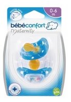 Пустышка латексная ортодонтическая Bebe confort Dental Safe 0-6 м (2 шт) разноцветный