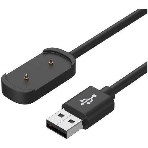 usb кабель зарядка для xiaomi huami amazfit bip Зарядное устройство (usb-кабель) для умных часов Amazfit GTR 2, GTR 2e, GTS 2, GTS 2e, GTS2 mini, Bip 3/3pro, длина 1м, черный