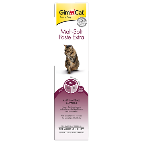 Пищевая добавка GimCat Malt-Soft Paste Extra 200 г 200 мл