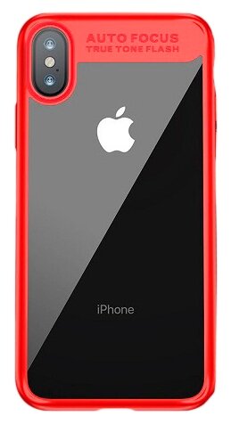 Baseus Чехол Baseus Suthin Red для iPhone X красный ARAPIPHX-SB09