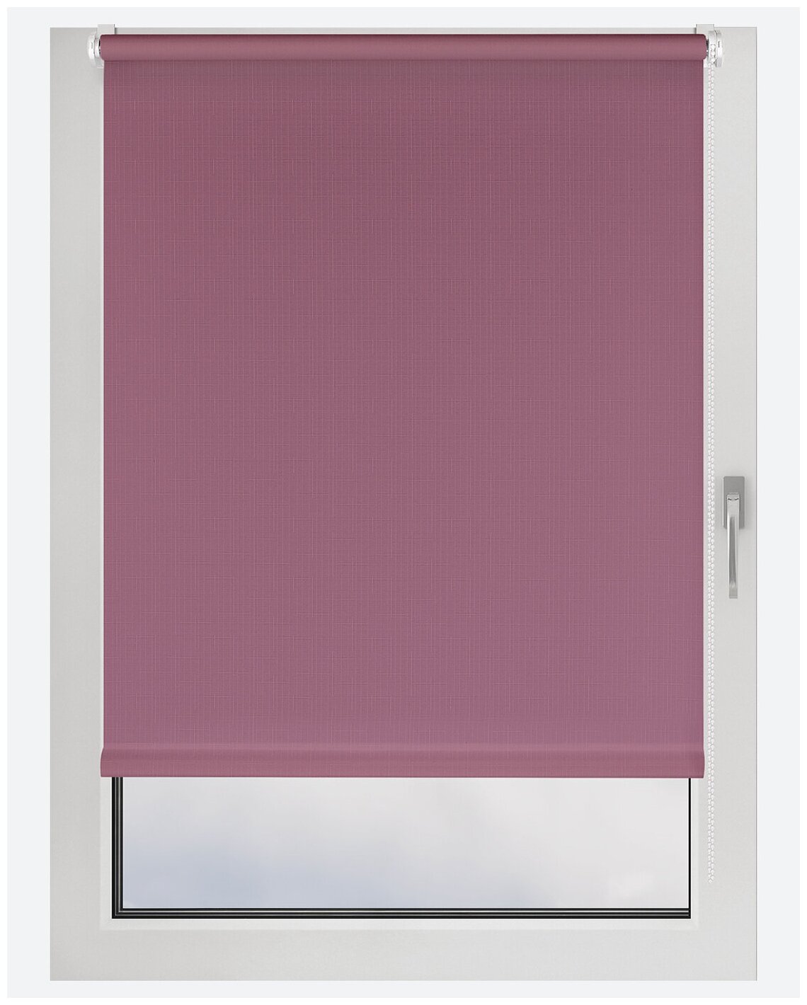 Штора рулонная Shantung, 90х160 см, цвет фиолетовый 7113095 - фотография № 5