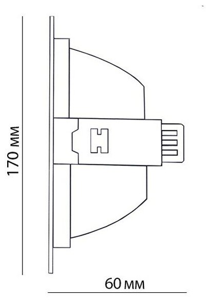 Светодиодный светильник downlight FL-LED DLA 20W 2700K 1800lm D190x60mm d170mm 605719 - фотография № 3