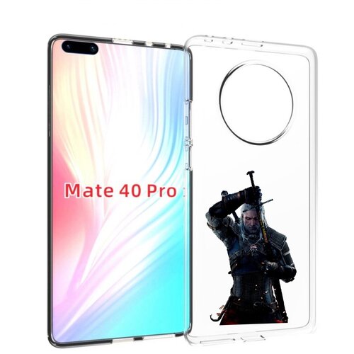 Чехол MyPads The-Witcher-3-Ведьмак для Huawei Mate 40 Pro (NOH-NX9) задняя-панель-накладка-бампер чехол mypads eminem the slim shady lp для huawei mate 40 pro noh nx9 задняя панель накладка бампер