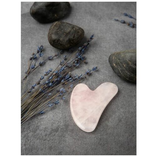 Гуаша скребок для лица Розовый Кварц скребок Гуаша из натурального природного камня 45000₽