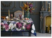 Набор столовый "Этель" Цветочный этюд, скатерть 180х150 см, салфетки 40х40 см-8 шт, 100% хлопок