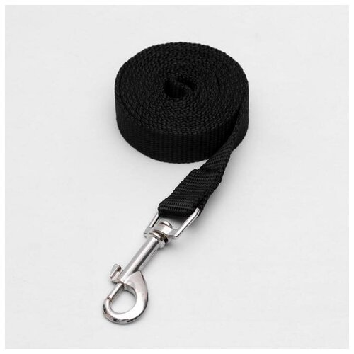 Поводок капроновый для собак, ширина 30 мм, длина 5 м