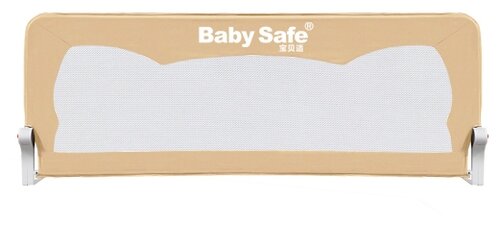 Baby Safe Барьер на кроватку Ушки 180 см XY-002C.CC, 180х42 см, бежевый