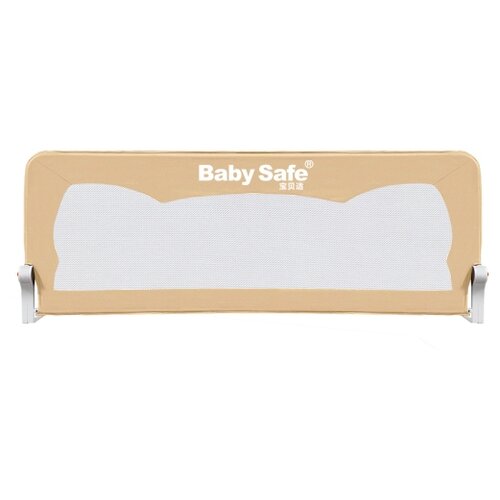 Baby Safe Барьер на кроватку Ушки 180 см XY-002C.CC, 180х42 см, бежевый