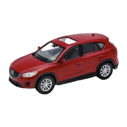 Машинка Welly Mazda CX-5 (43729F) 1:34, 12 см, красный welly 1 36 mazda cx 5 suv alloy diecast car collection toy souvenir ornament nex new exploration of model