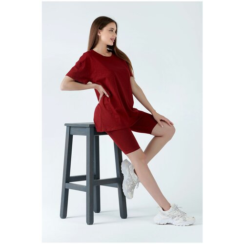 фото Женский костюм спортивный арт. 23-0049 розово-коричневый 46 кулирка моделлини modellini