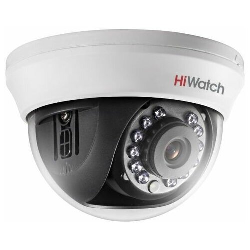 HiWatch Камера видеонаблюдения аналоговая HiWatch DS-T591(C) (2.8 mm) 2.8-2.8мм HD-CVI HD-TVI цветная корп: белый