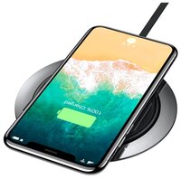 Сетевая зарядка Baseus Metal Wireless Charger белый