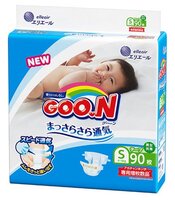 Goo.N подгузники S (4-8 кг) 90 шт.