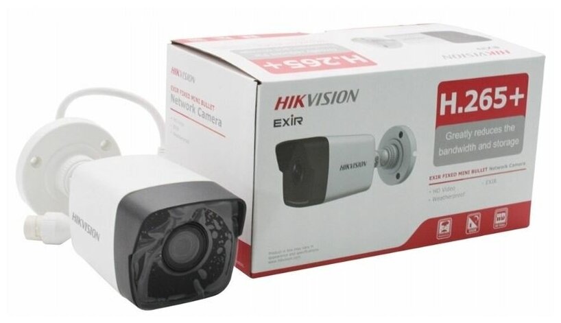 Камера Hikvision DS-2CD1043G0-I BULLET 2.8mm 4Mpx POE ИК-подсветка IP66