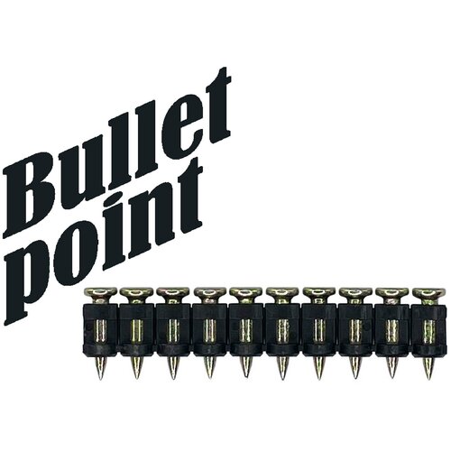 Усиленные гвозди по бетону металлу Toua CN EG Bullet Point - 17 мм (арт. 30517stepEG)