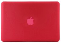 Чехол-накладка UVOO пластиковая накладка для Macbook Pro 13 | с покрытием Soft-Touch красный