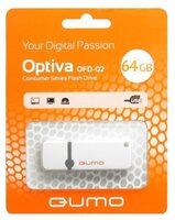 Флешка Qumo Optiva OFD-02 64Gb белый