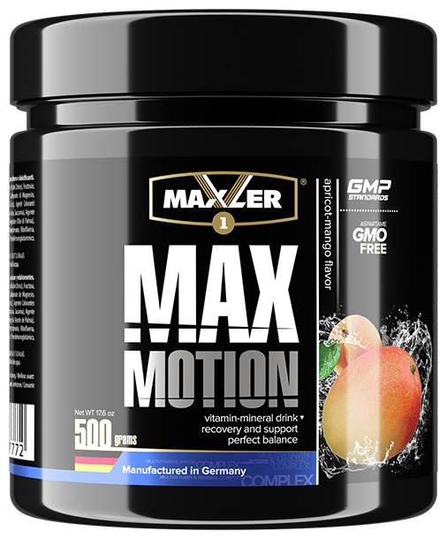 MAXLER EU Max Motion (Банка) 500 г (Apricot-Mango Flavor)