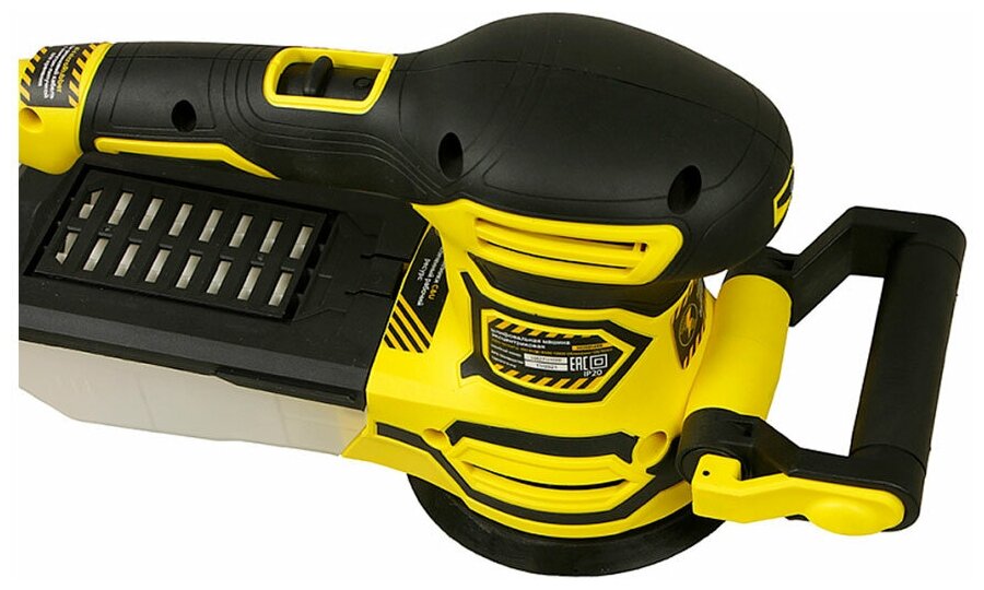 шлифмашина эксцентриковая HANSKONNER HOS8145R 450Вт 125мм - фото №4