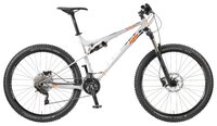 Горный (MTB) велосипед KTM Lycan 274 30 LTD (2018) lightgrey matt/black/toxicorange 17