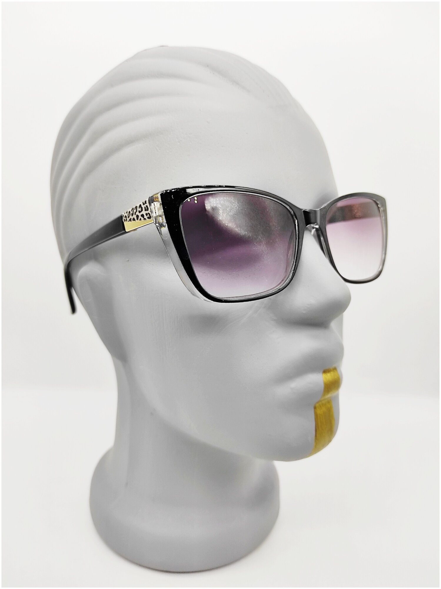 Женские готовые очки -3.00 с UV защитой и тонировкой очки для чтения/очки для близи/очки для дал