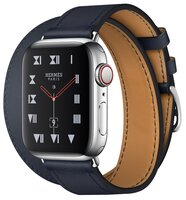 Часы Apple Watch Hermès Series 4 GPS + Cellular 40mm Stainless Steel Case with Leather Double Tour b