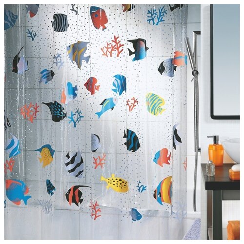 фото Штора для ванной spirella fish