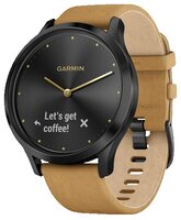 Часы Garmin Vivomove HR Premium розовое золото/бежевый