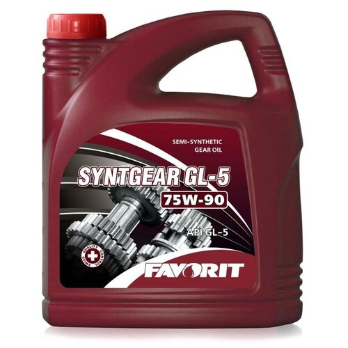 FAVORIT SYNTGEAR GL-5 75W90 4 л. Полусинтетическое трансмиссионное масло 75W-90