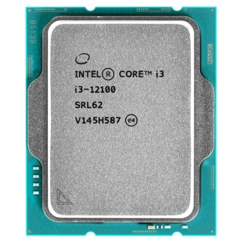 Процессор Intel Core i3-12100 LGA1700, 4 x 3300 МГц, OEM процессор intel core i7 12700f alder lake 12c 20t 2 1 4 9ghz lga1700 l3 25mb 7nm tdp 180w w o graphics oem