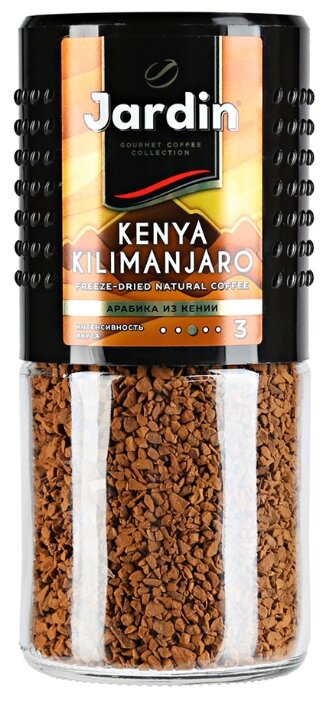 Кофе растворимый Jardin Kenya Kilimanjaro, стеклянная банка