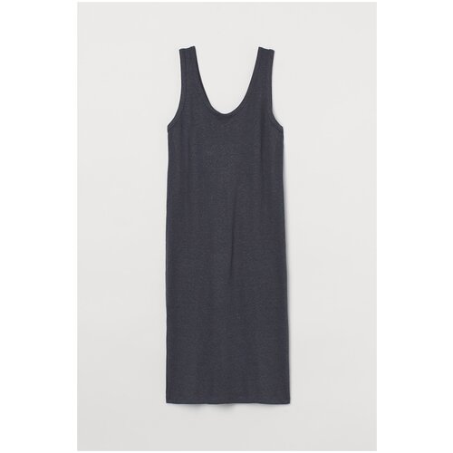 фото Платье h&m, миди, размер l, серый