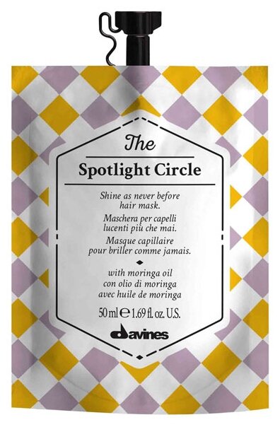 Davines The Circle Chronicles The Spotlight Circle Маска-суперблеск для волос, 50 мл, дой-пак