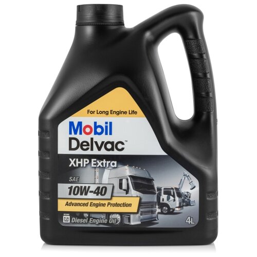 фото Моторное масло mobil delvac xhp extra 10w-40 4 л