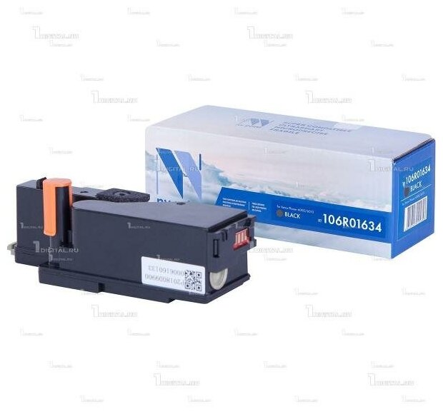 Картридж NV Print 106R01634 чёрный для Xerox Phaser 6000/6010/ WorkCentre 6015 совместимый (2К) (NV-106R01634Bk)