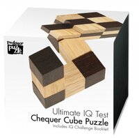 Головоломка Professor Puzzle Ultimate IQ Test Chequer Cube Puzzle коричневый