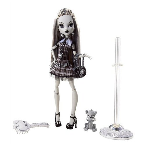 Кукла Монстр Хай Френки Штейн черное и белое 2010 Сан Диего Комик-Кон, Monster High SDCC Frankie Stein Black and White