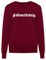 Свитшот #sberbank женский размер 46, серый меланж