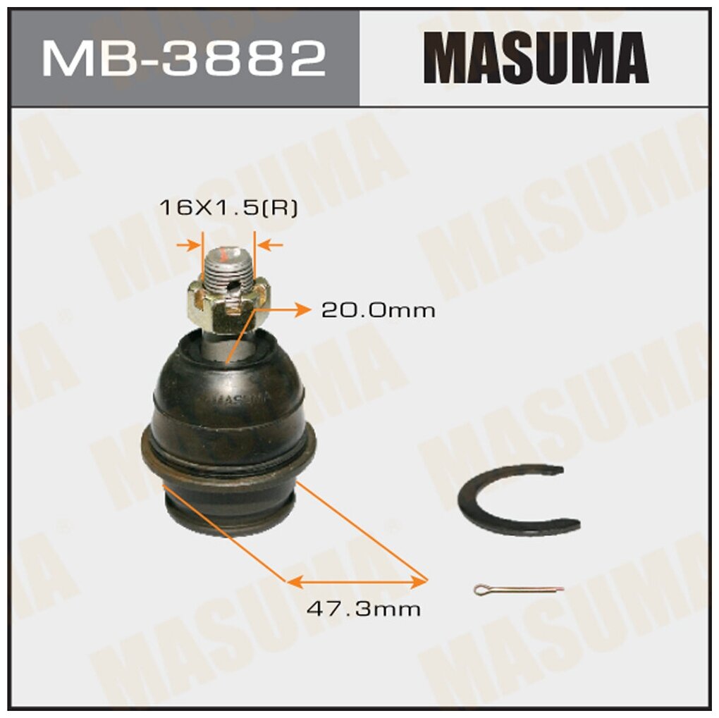 Mb-3882_Опора Шаровая! Toyota Hi-Lux 05> Masuma арт. MB-3882