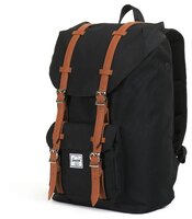 Рюкзак Herschel Little America black (Black/Tan Synthetic Leather)