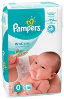 Pampers подгузники ProCare 0 (1-2,5 кг) 38 шт.