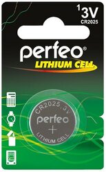 Perfeo Батарейки CR2025/1BL Lithium Cell