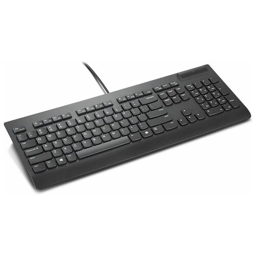 клавиатура zagg universal wired lightning keyboard черный английская Клавиатура Lenovo Smartcard Wired Keyboard II черный (4Y41B69355)