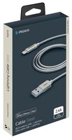 Кабель Deppa Steel USB - Apple Lightning (72272) 1.2 м стальной