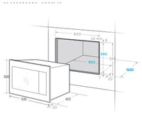 Микроволновая печь Midea TG925B8D-BL